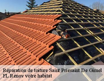 Réparation de toiture saint-priesaint-de-gimel-19800 Artisan Lagrenee