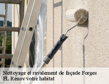 Nettoyage et ravalement de façade forges-19380 FL Rénov votre habitat