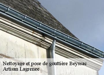 Nettoyage et pose de gouttière  beyssac-19230 Artisan Lagrenee