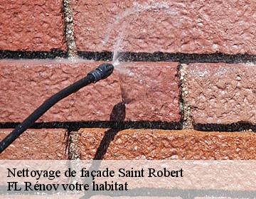 Nettoyage de façade saint-robert-19310 Artisan Lagrenee