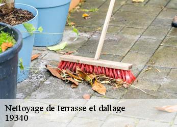 Nettoyage de terrasse et dallage 19340