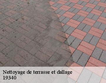 Nettoyage de terrasse et dallage   19340