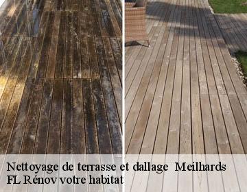 Nettoyage de terrasse et dallage meilhards-19510 Artisan Lagrenee