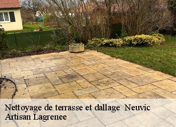 Nettoyage de terrasse et dallage   neuvic-19160 Artisan Lagrenee