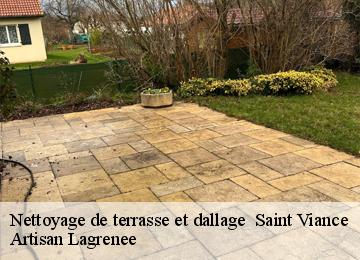 Nettoyage de terrasse et dallage   saint-viance-19240 Artisan Lagrenee